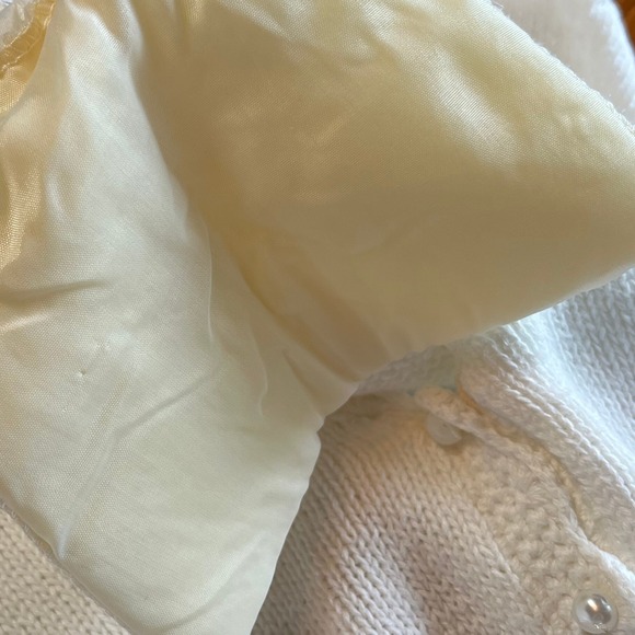 Vintage 80s Cottagecore Sweater M Granny Embroidery Fairy Balletcore Floral Twee - Picture 9 of 15